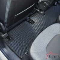 Коврики текстильные на Citroen C4 Picasso II Grand 3 ряда (2013-2018)