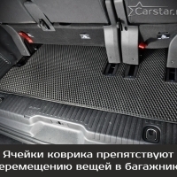 Коврики текстильные на Peugeot Traveller 8 мест, не Long (2016-2024) 